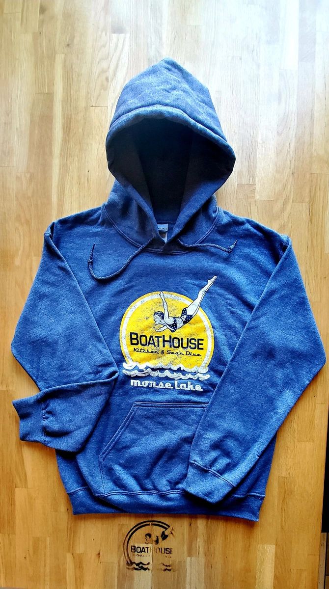 BoatHouse Hoodie Sweatshirt Blue
